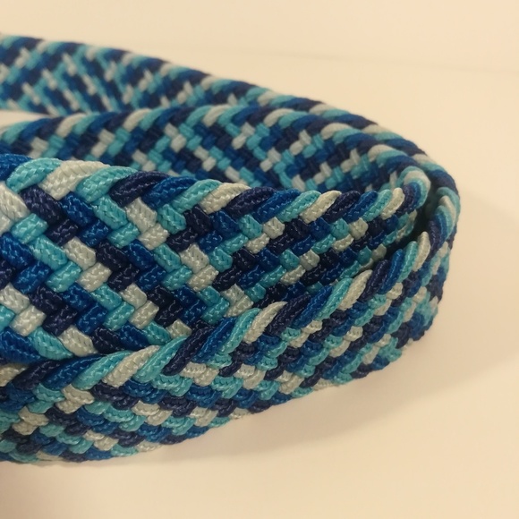 Tommy Hilfiger blue webbed 40/100 belt - Picture 4 of 5